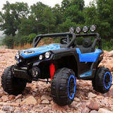 iGlide® Kids Electric Ride On Car Grand UTV -4XL Red