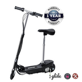 iGlide™ V7 5.5" Folding Electric Scooter Black + Free Seat & Basket