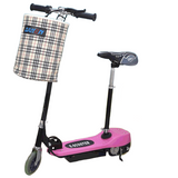 iGlide™ V7 5.5" Folding Electric Scooter Black + Free Seat & Basket