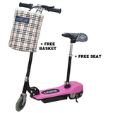 iGlide™ V7 5.5" Folding Electric Scooter Black + Free Seat & Basket