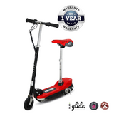iGlide™ V7 5.5" Folding Electric Scooter Black + Free Seat & Basket