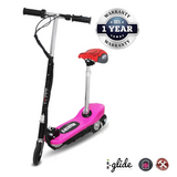iGlide™ V7 5.5" Folding Electric Scooter Black + Free Seat & Basket