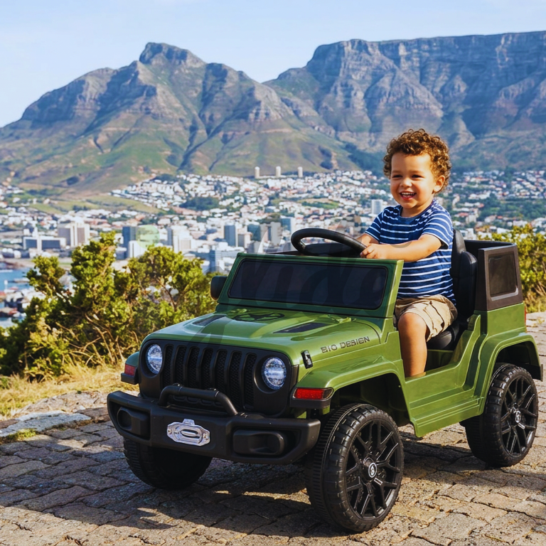 G-RAP Family Tiez Ridin Glidin破格 iGlide® Kids Electric Ride On Car Jeep Rubi M Green – iGlide a