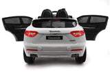 i-Glide™ Kids Electric Ride On Car Maserati SUV White
