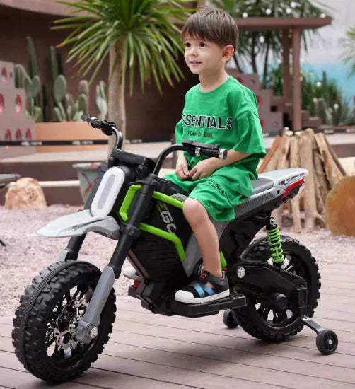 iGlide® Kids Electric Ride On ECO Dirt Bike Blue – iGlide a