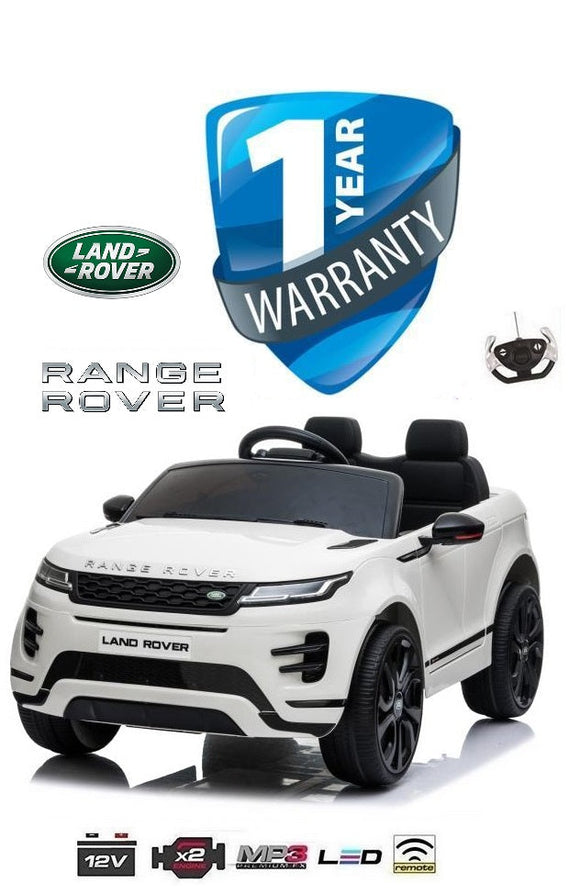 Kids Electric Ride On Range Rover Evoque White