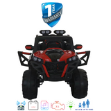 iGlide® Kids Electric Ride On Car X-UTV XL 4X4 Red