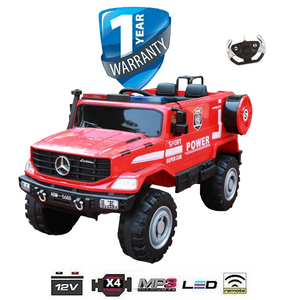i-Glide™ Kids Electric Ride On Unimog Fire Truck 2XL