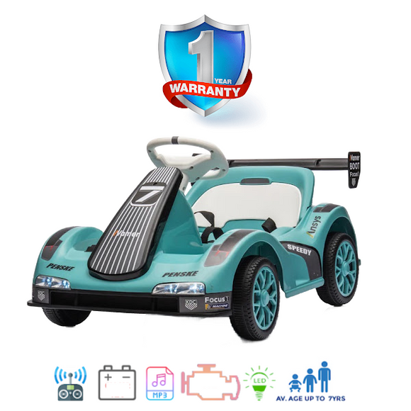 i-Glide™ Kids Electric Ride On Car Racing Cart