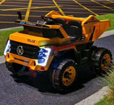 i-Glide™ Kids Electric Ride On Tipper Truck 4X4 Yellow