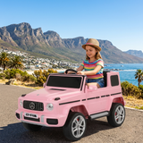 Kids_electrice_ride_on_g-Class_5XL_mercedes_self_driven_or_remote_controlled_Kids_battery_operated_car-white_iglide_AMG_kids_battery_operated_sit_in_car_children_interior_doors_open_and_close_from_front_pink