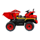 iGlide® Kids Electric Ride On Tipper Truck 4X4 Yellow