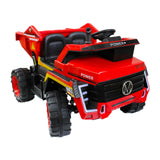 iGlide® Kids Electric Ride On Tipper Truck 4X4 Yellow
