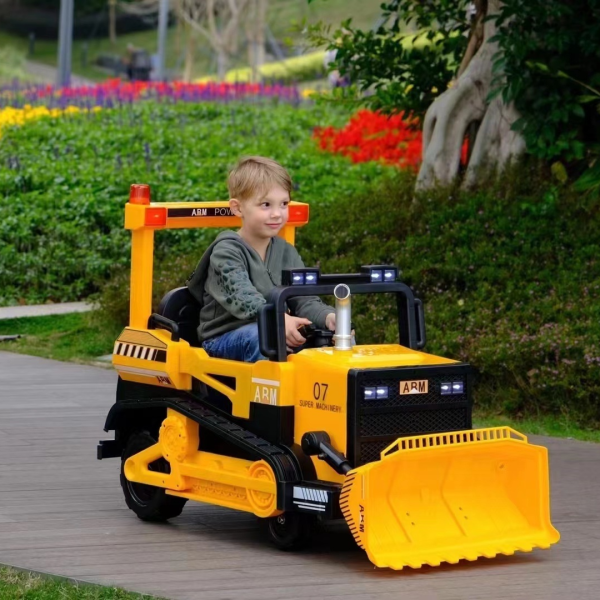 i Glide Kids Electric Ride On Excavator XL iGlide a Division of Exclusive Brands Online