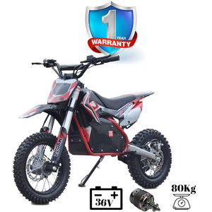iGlide® Kids Electric Ride On Dirt Bike 800W Brushless 36V 5XL