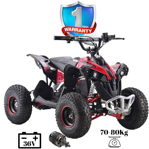 iGlide® Kids Electric Ride On V2 Quad Bike 1000W Brushless 36V 5XL ...