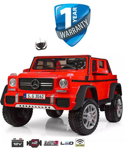 i-Glide™ Kids Electric Ride On Mercedes G650 AMG 3XL Red