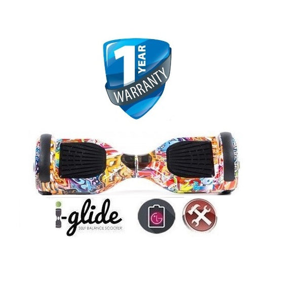 Hoverboard iGlide® V1 6.5” Bluetooth -Cartoon Graffiti