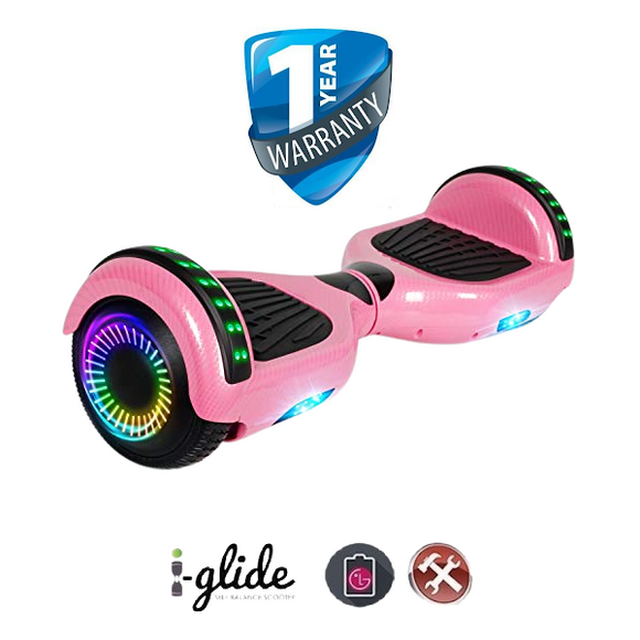 Hoverboard i Glide V1 6.5 Bluetooth Pink iGlide a Division of Exclusive Brands Online