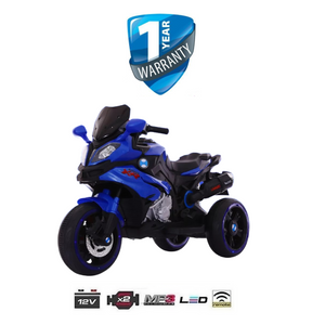 i-Glide™ Kids Electric Ride On 3 Wheel Racing Bike XL